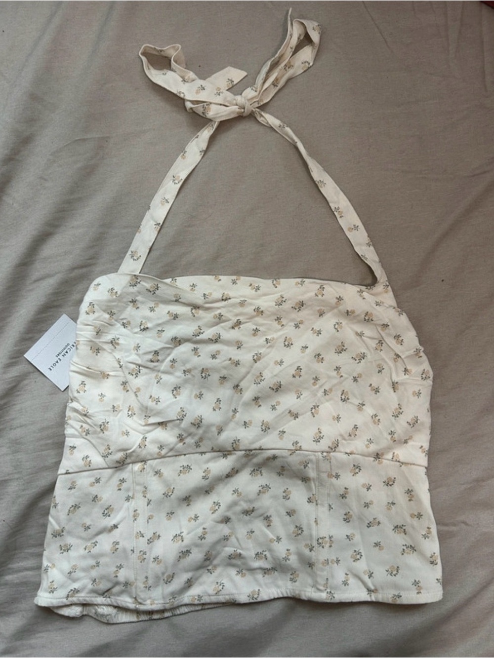 American Eagle Halter Top With Floral Print